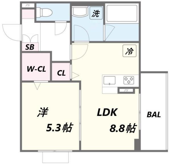 Cruiser 間取り図画像
