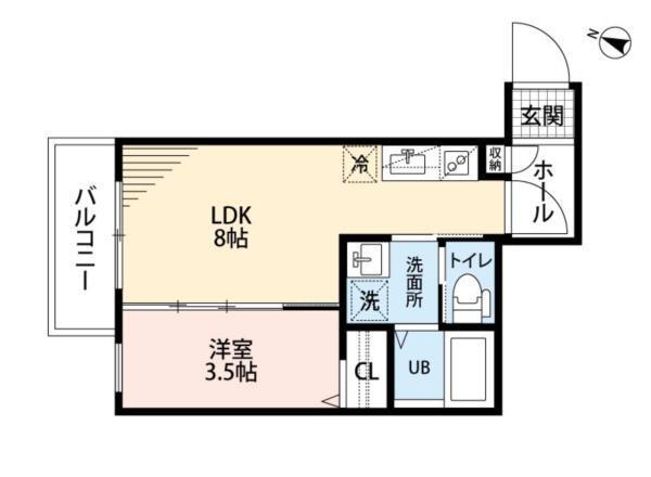 プルミエール 立花 間取り図画像