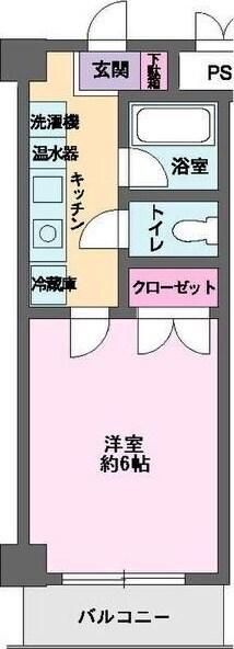 司ハイツ 間取り図画像