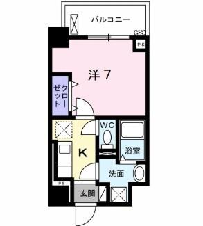 フリーデ明石駅前 間取り図画像