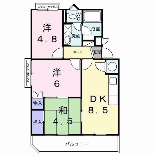カサグランデ藤江 間取り図画像