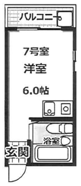 モナーク西明石 間取り図画像