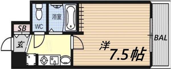 メビウス佃レジデンス 間取り図画像