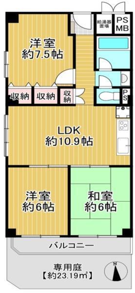 ルネ武庫川 間取り図画像