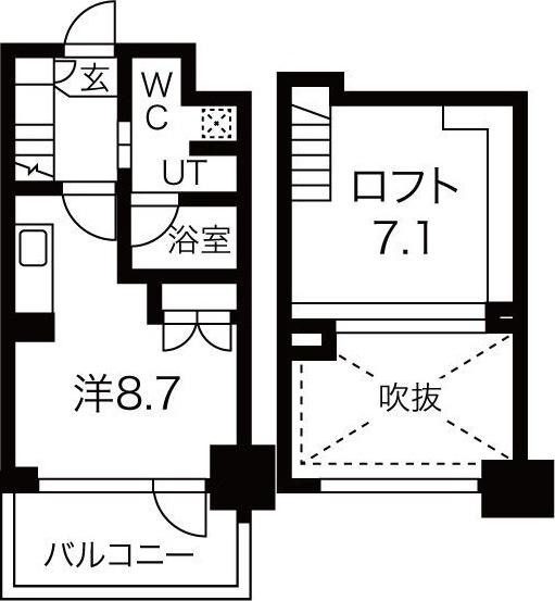 エスリード大阪シティーウエスト 間取り図画像