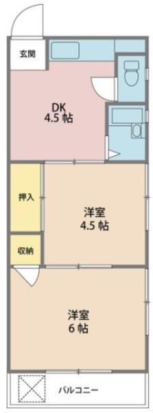 サンハイツ伊丹 間取り図画像