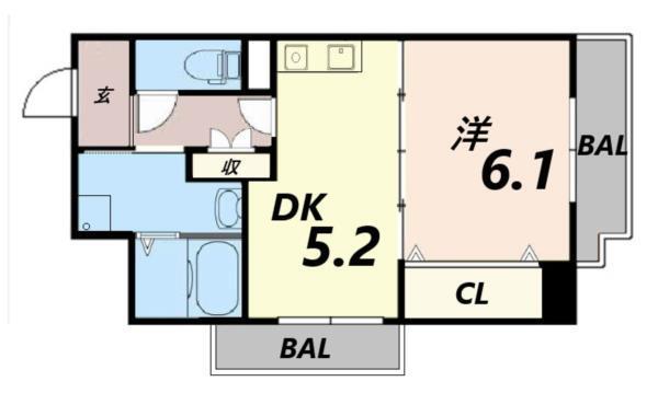 パルステージ武庫之荘 間取り図画像