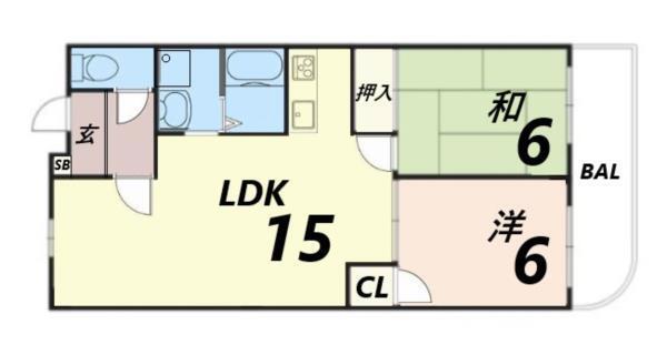 グレース園田 間取り図画像
