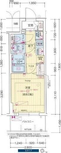 プレサンス塚本アクミリオン 間取り図画像