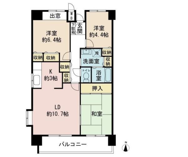 マルシェ伊丹 間取り図画像