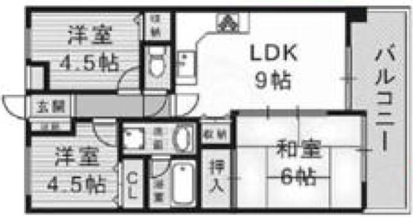 リビーナ東なにわ 間取り図画像