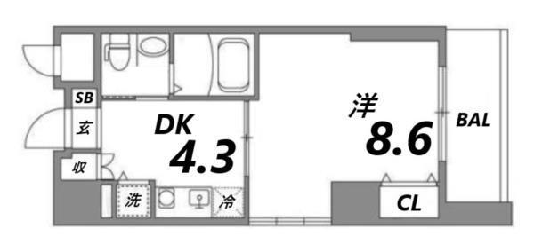 アーデン塚口 間取り図画像