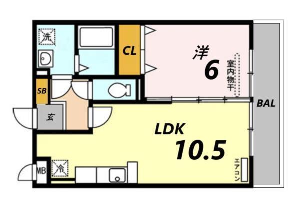 ナイスコート　II 間取り図画像