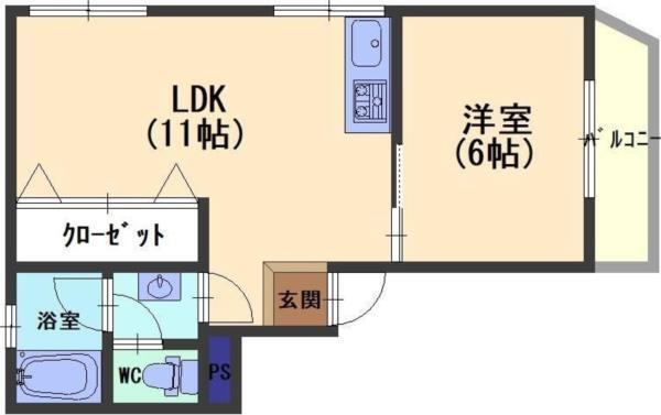 メゾン堀池 間取り図画像