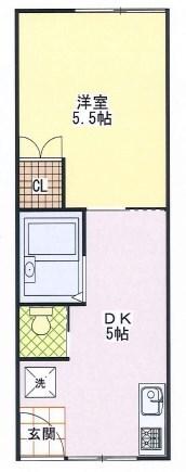 西原コーポ 間取り図画像