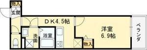 クレアール塚口II 間取り図画像