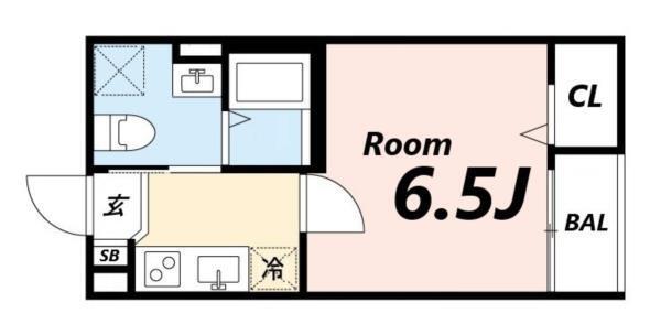 アパッショハート武庫川 間取り図画像