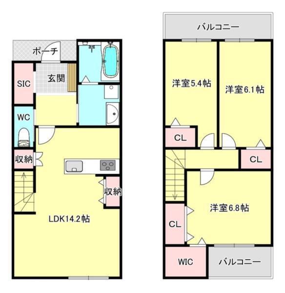 AG REGA東園田 間取り図画像