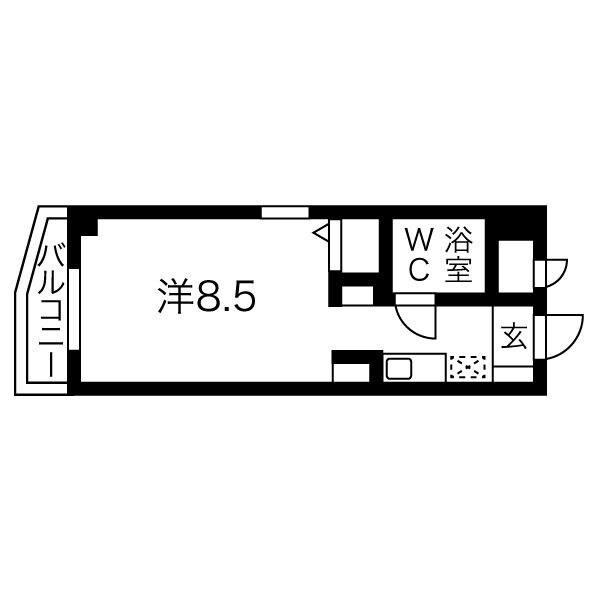 猪名寺パークマンションII 間取り図画像