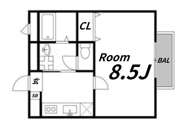 アンプルールフェール メルカート・デリ・アパルタメンティII 間取り図画像