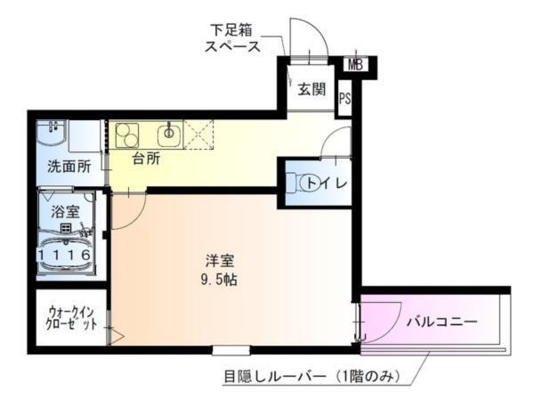 フジパレス西宮段上町 間取り図画像