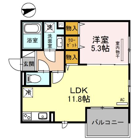 リレント武庫之荘 間取り図画像