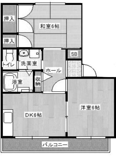 グリーンヒル朝霧II 間取り図画像