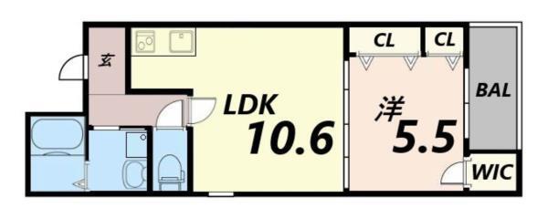 Sun Moon 武庫之荘II番館 間取り図画像