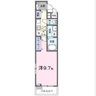 ベルメール大蔵海岸 間取り図画像