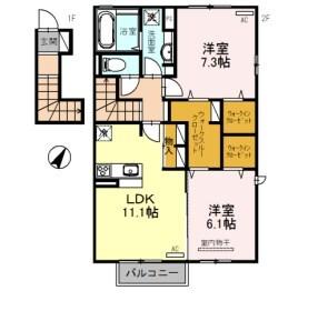 サワーフローラC棟 間取り図画像