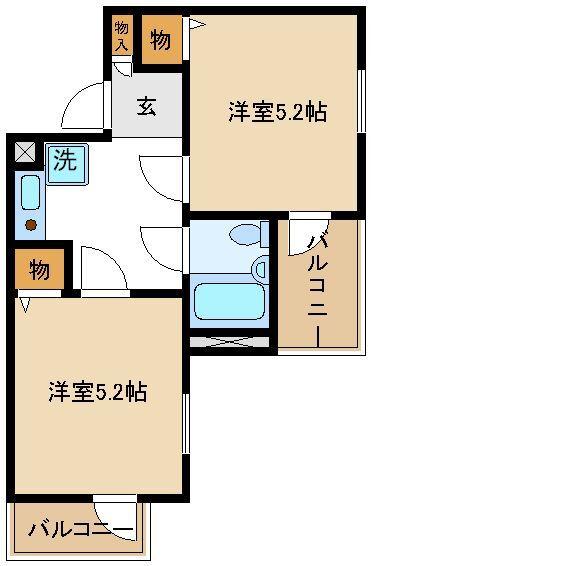 JP尼崎立花レジデンス 間取り図画像