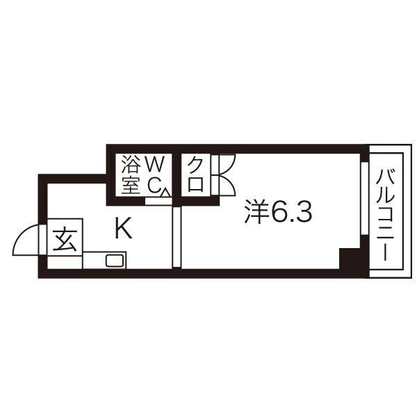 アーチ立花II 間取り図画像
