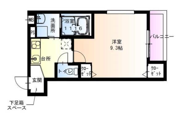 フジパレス阪急園田ＥＡＳＴV番館 間取り図画像