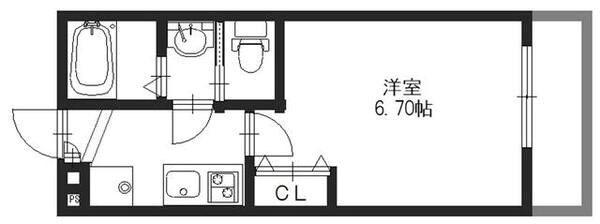 モダンラフォンテ尼崎 間取り図画像