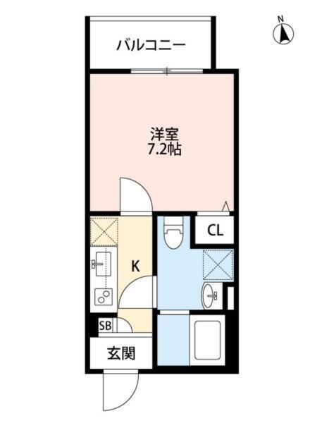 CRASTINE姫島 間取り図画像