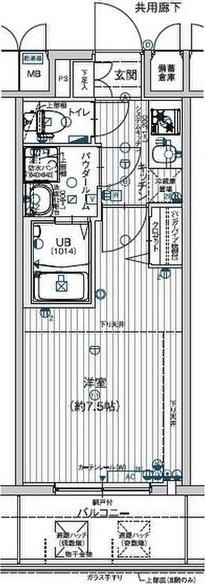MJC大阪ファインゲート 間取り図画像