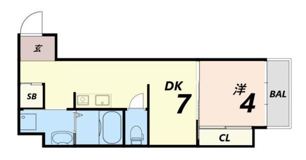 SanMarino尼崎 間取り図画像