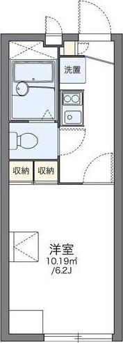 レオパレス上坂部 間取り図画像