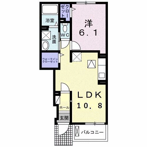 プラシード武庫町 間取り図画像