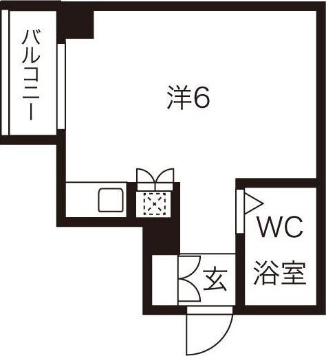 ＣＵＢＥ南塚口III 間取り図画像
