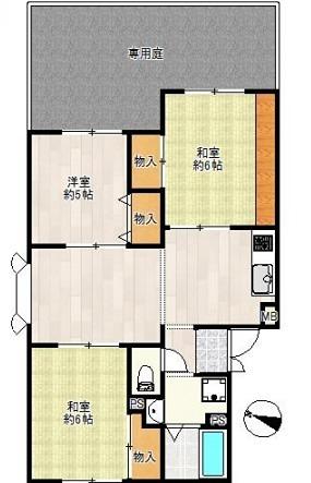 サニーハイツ高台 間取り図画像