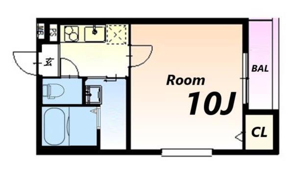 フジパレス出屋敷II番館 間取り図画像