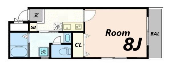 ROCK 間取り図画像