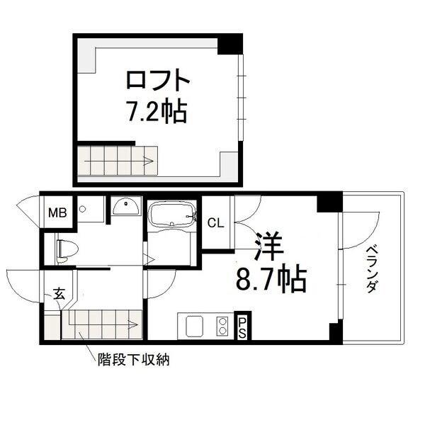 エスリード大阪シティーウエスト 間取り図画像