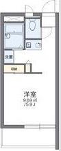 レオパレスエスパシオ21B 間取り図画像