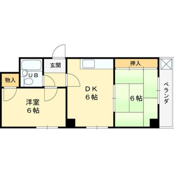 大和田ローズマンション 間取り図画像