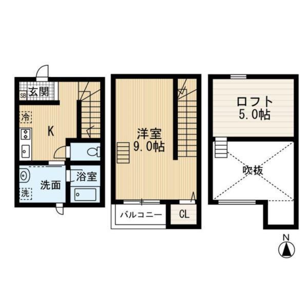 プログレス武庫川東 間取り図画像