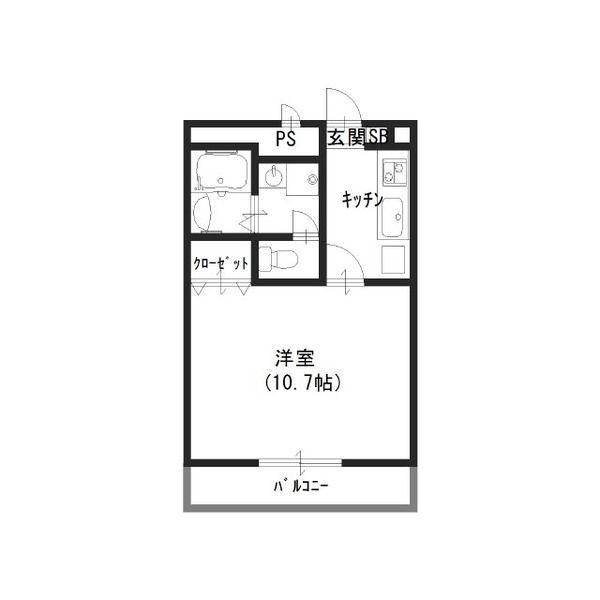アンプルール フェール フリージア 間取り図画像