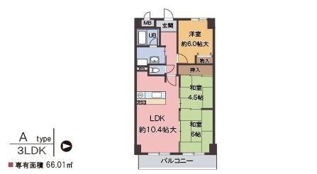 ラフィーネ武庫之荘 間取り図画像