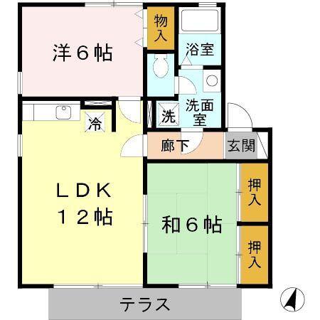 アベニュータツミ 間取り図画像